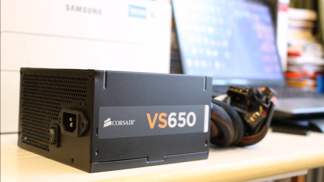 Corsair VS650 Unboxing and Review - YouTube