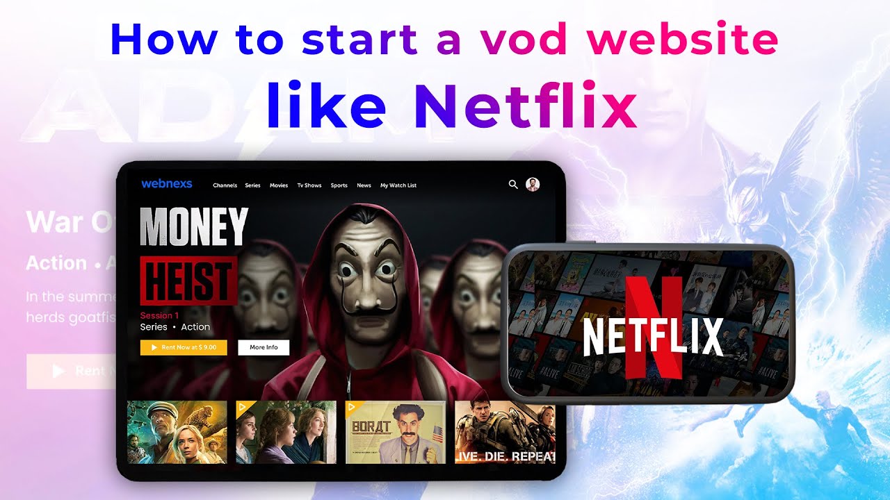 How to Create a VOD Website Like Netflix in 2023 at Easy Way ?