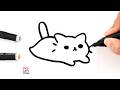 FÁCIL!!! Aprende a dibujar un GATITO Super Tierno 🐱❤️ | How to draw a Super Cute Kitten