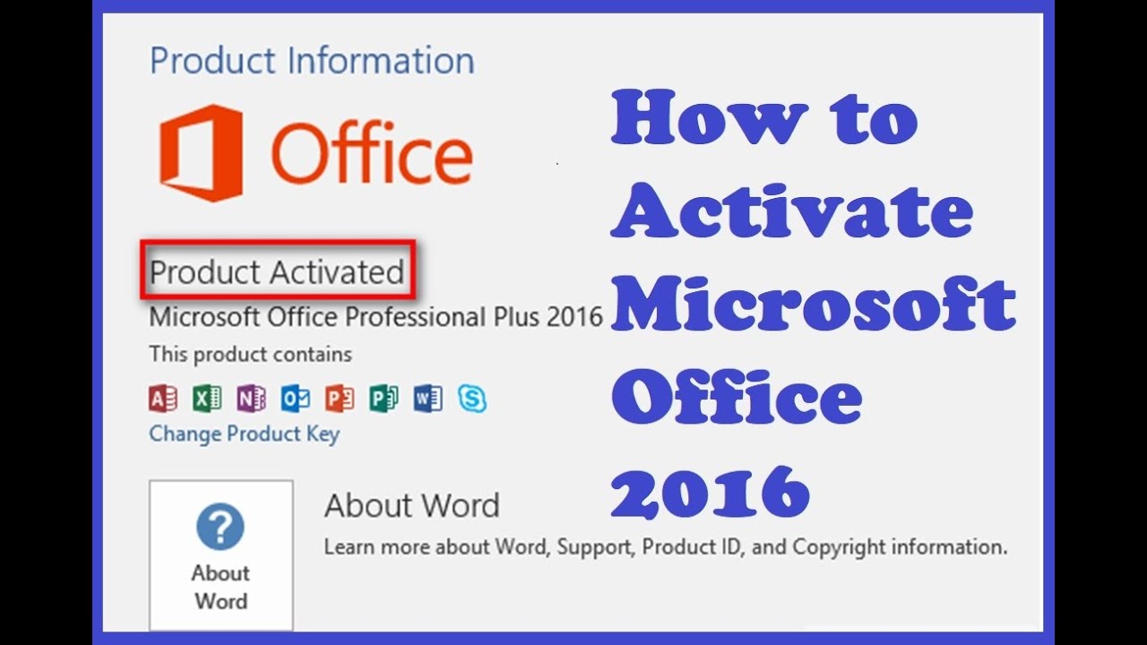 microsoft office 2016 activation key generator