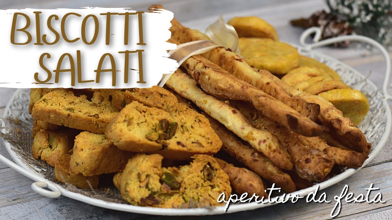 ANTIPASTI DI NATALE | ricette facili di biscotti salati da festa e aperitivo