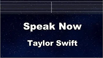 Practice Karaoke♬ Speak Now - Taylor Swift 【With Guide Melody】 Instrumental, Lyric, BGM Practice Karaoke♬ Speak Now - Taylor Swift 【With Guide Melody】 Instrumental, Lyric, BGM