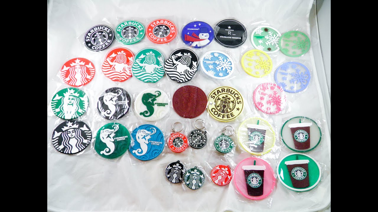 Starbucks Coffee Coaster Coasters Cup Gift Pack ~ 2011 1992 Rubber Mat set of 32 pcs Collectible