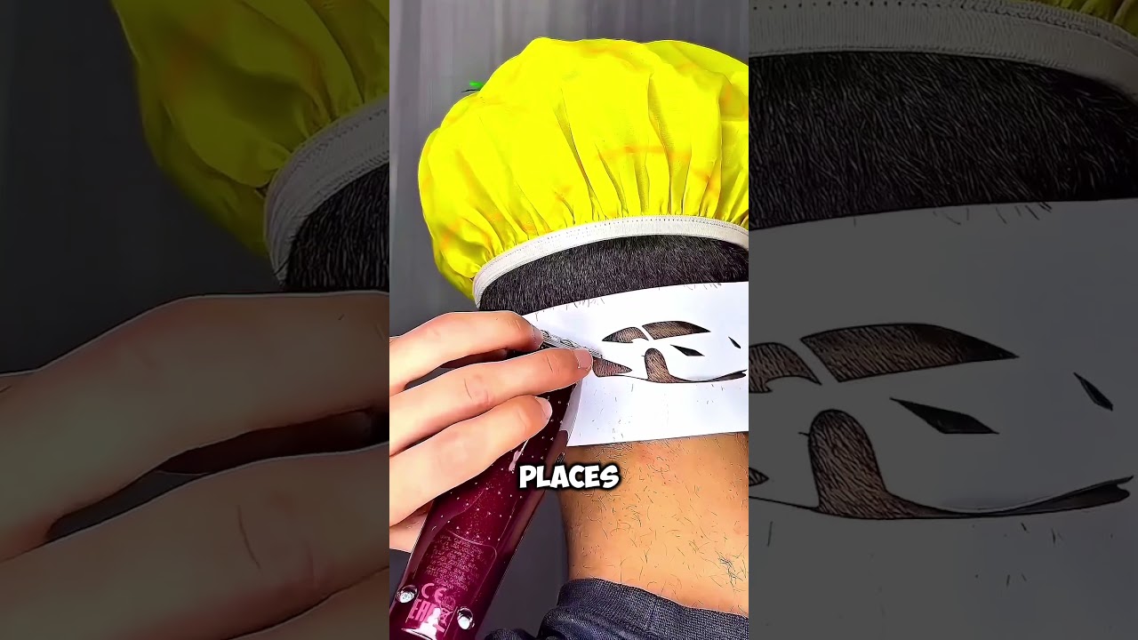 Thy Guys Make Lamborghini Design On Back Head 