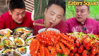 The blind box meal is all seafood丨food blind box丨eating spicy food and funny pranks