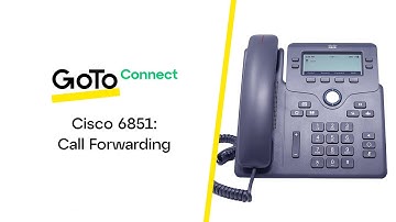 Cisco 6851: Call Forwarding
