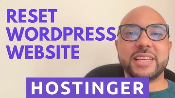 How to Reset WordPress Website in Hostinger