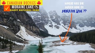 🍁Canadian Rockies🍁 The Stunning (Almost Empty😯) Moraine Lake in Banff National Park #morainelake