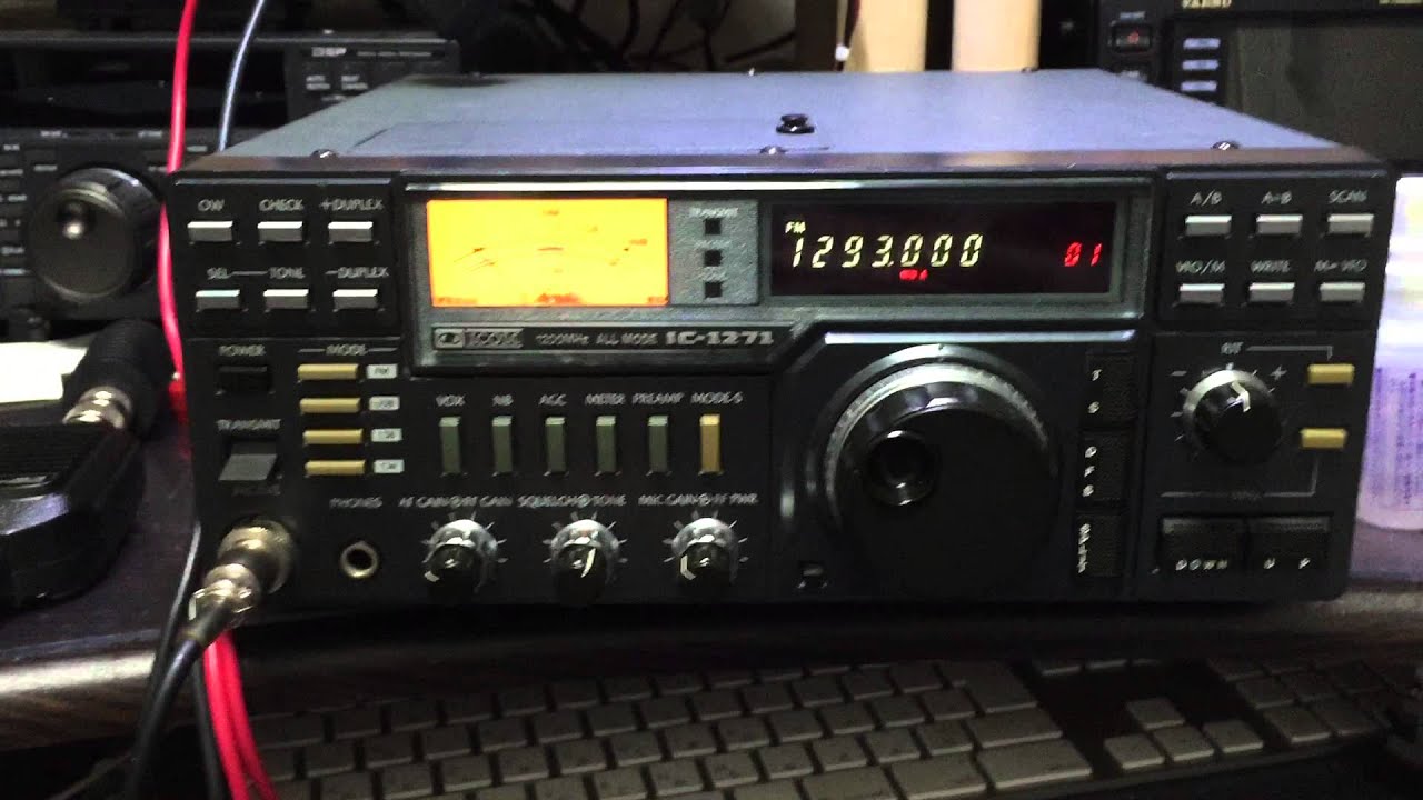 IC-1271のメーター不具合修理 - YouTube