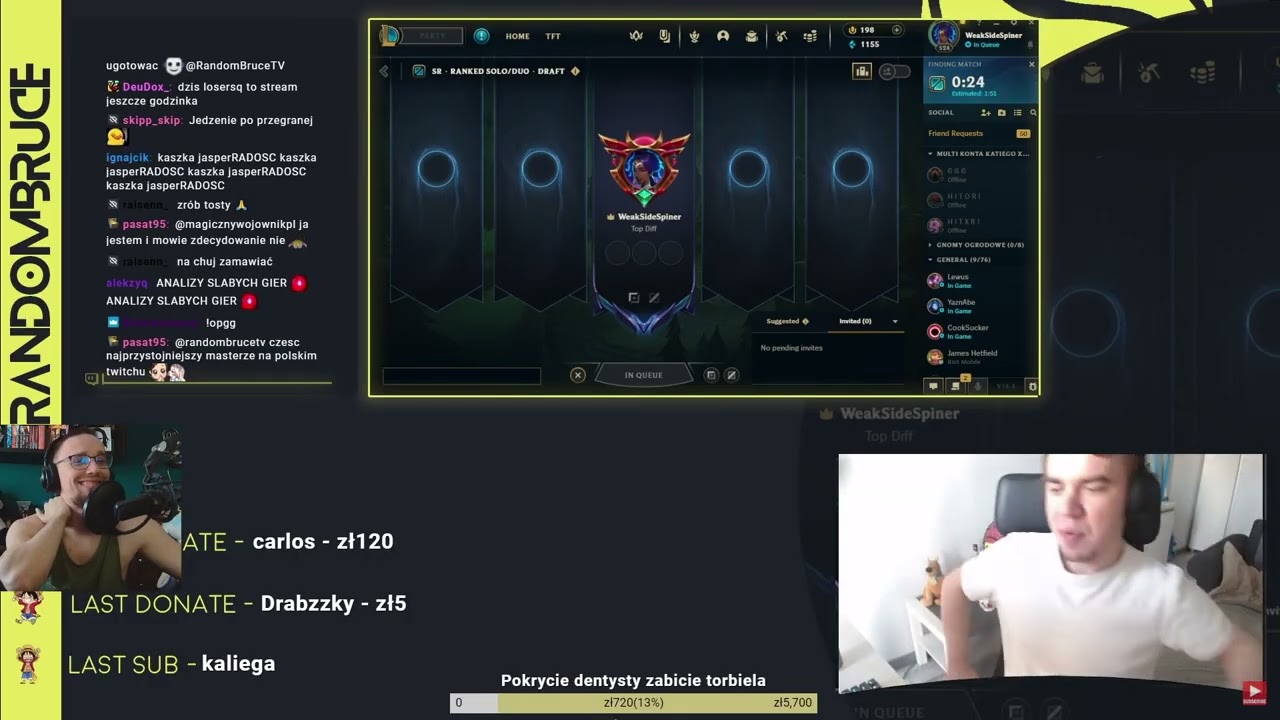 DO DRAMY RYBSON vs RANDOMBRUCE DOŁĄCZA OVERPOW I KUBON