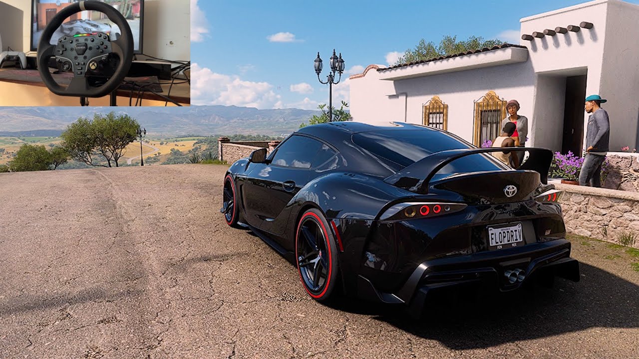 Supra | Forza Horizon 5 | Moza R3 steering wheel 