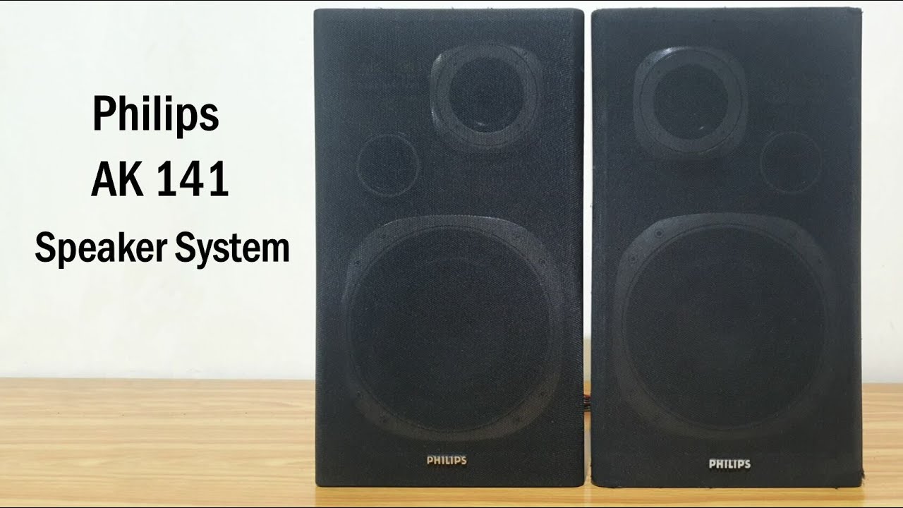 Philips AK 141 Speaker System - YouTube
