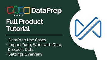 Zoho DataPrep Full Product Tutorial