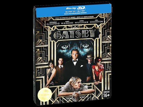Распаковка Blu-ray "Великий Гэтсби" железный бокс коллекционное издание / The Great Gatsby futurepak