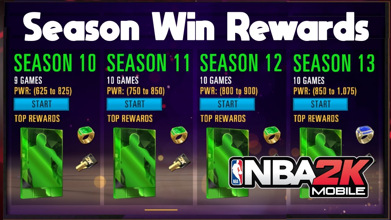 emerald season win rewards nba 2k mobile youtube