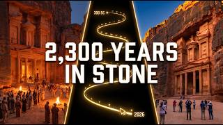 PETRA: The City Carved Into Stone | 300 BC → Today #thenandnow #history #documentary #cinematic