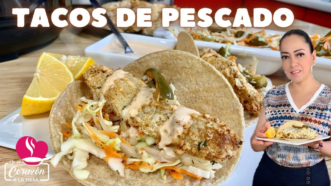 🌮Receta de TACOS de PESCADO en Instant Pot PRO CRISP + Unboxing | AIR Fryer Recetas