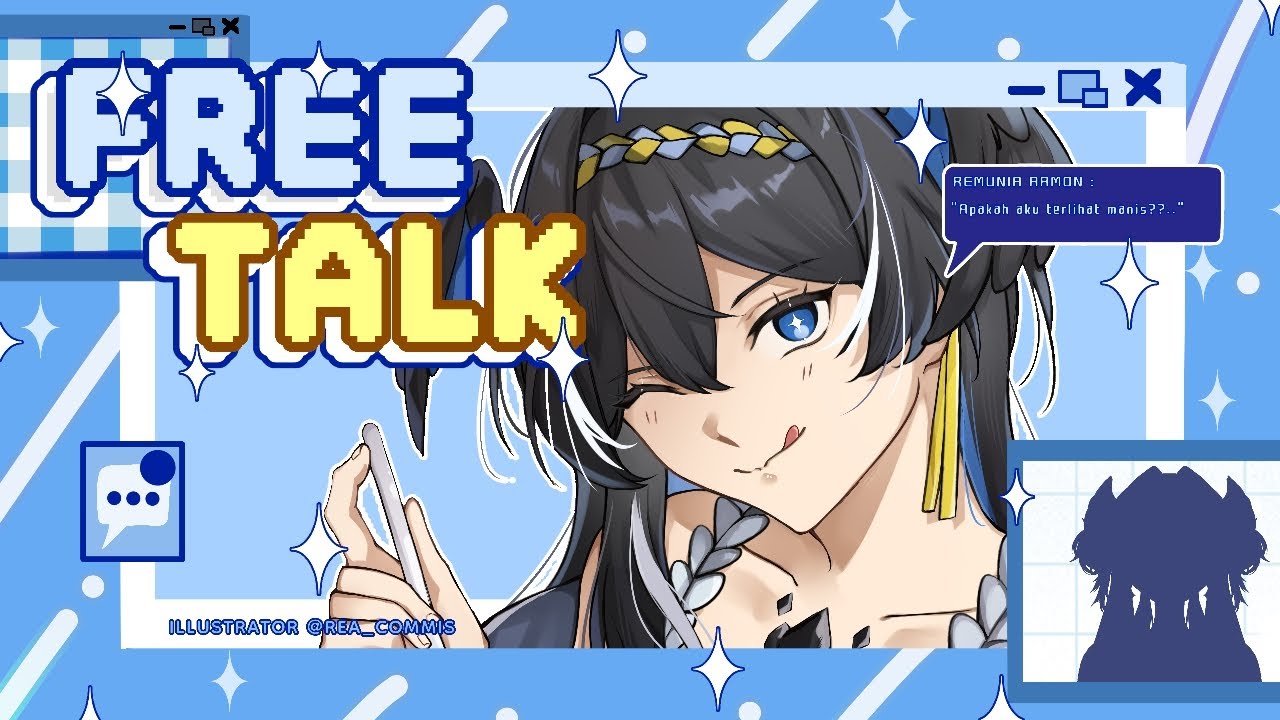 ฅ ｢✧FREETALK✧」ฅ. PNGtuber #VtuberID