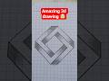 Amazing 3d drawing #easy #3d #drawings #shorts