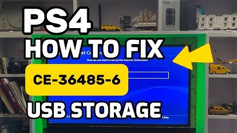 How To Fix PS4 Error CE-36485-6 Cannot Recognize USB Storage