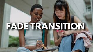 How to apply the fade transition to multiple videos on capcut