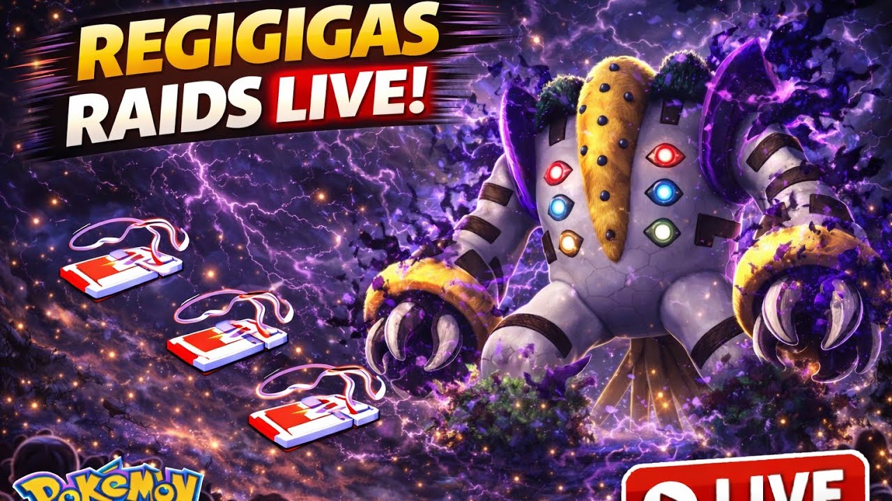 ⚡🔥 LIVE SHINY SHADOW REGIGIGAS HUNT 🔥⚡Pokemon Go