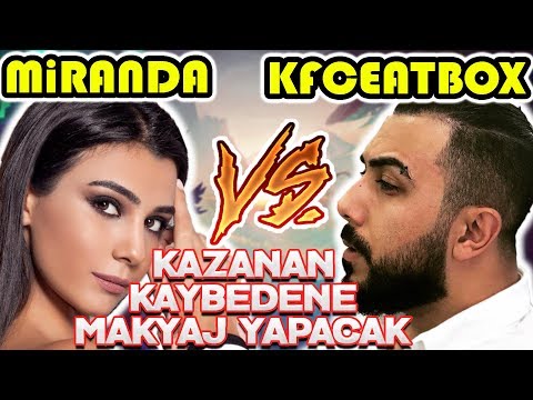 MİRANDA KERRY VS KFCEATBOX. KAZANAN KAYBEDENE MAKYAJ YAPAR | LoL Pit