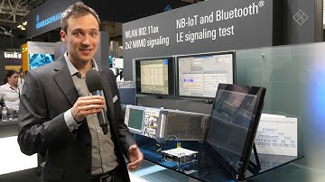 First combined test solution for NB-IoT and Bluetooth presented at GSMA MWC 2019