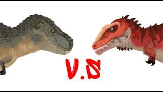 (DC2) Vastatosaurus V.S Kasai Rex