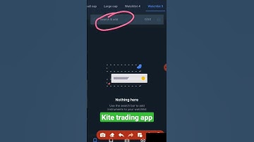 Kite trading app #zerodha #kite #trading #stockmarket