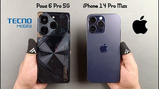 Tecno Pova 6 Pro 5G vs iPhone 14 Pro Max Speed Test Live