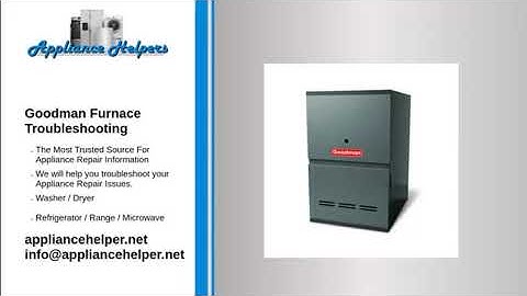 Goodman Furnace Troubleshooting
