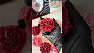 Lets make peony candle. 🌸 #videoshort #smallbusiness #handmadeseller #candlemaking #candles #diy
