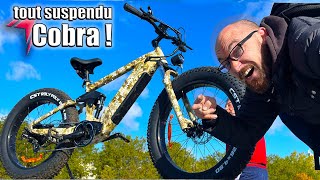 vélo Fat Bike électrique tout terrain / suspendu vtt Himiway Cobra de @HimiwayBikesLongrangeEbikes