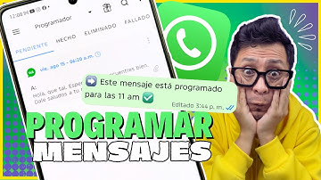 ¡PROGRAMAR MENSAJES de WHATSAPP en ANDROID! 📲💬 (Truco 2025)