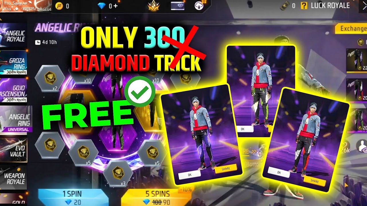 NEW ANGELIC PANT EVENT SPIN 🍌 ANGELIC PANT KITNE DIAMOND ME NIKALEGA | FREE FIRE NEW EVENT