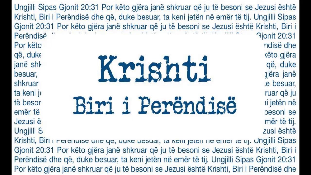 Mishërimi i Fjalës dhe Lavdia e Tij