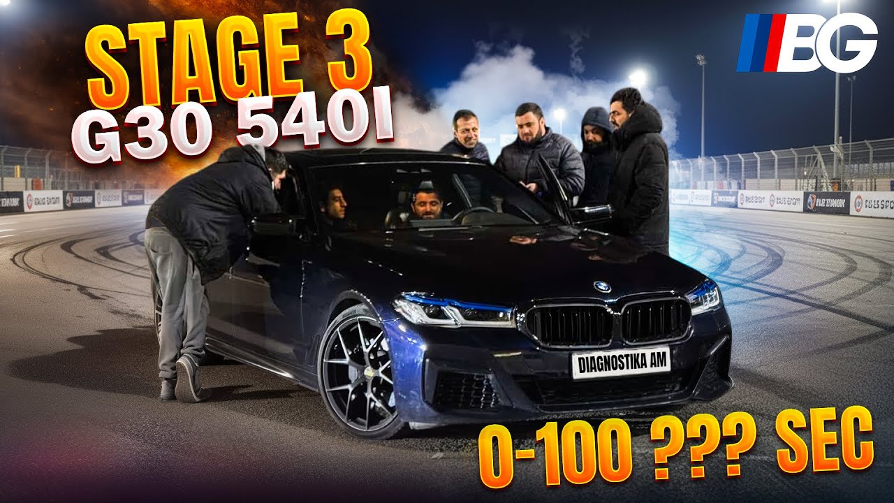 5000$-ի թյունինգ BMW G30 540i Stage 3 | 0-100 փորձարկում 🚀 | VLOG 