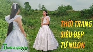 Disney Princess Dress out of Plastic DIY #6