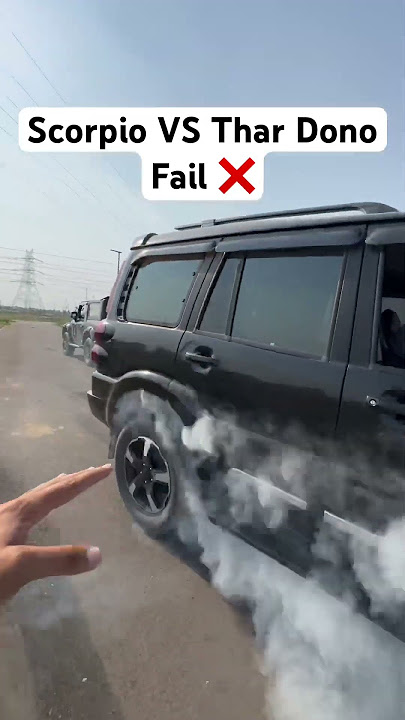 Mahindra Scorpio Vs Mahindra Thar #shortsyoutube #viralshorts #mahindrascorpio