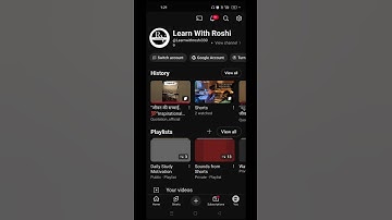 "Create playlists on YouTube channel ”#shorts