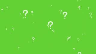 Question Mark Green Screen L Hd