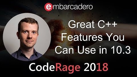 Great C++ Features You Can Use in 10.3, with David Millington