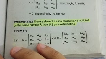 XI Math Chap 4 Determinants Ex 4.2 (Properties) Solution by Sir Ahsan Abdullah Patel - Part 1