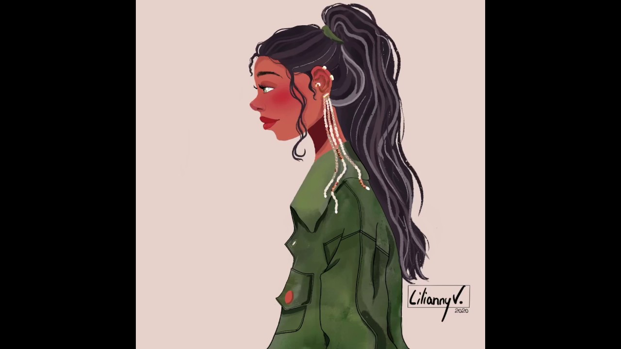 Procreate "Draw this in your style" challenge by @sarafaber_ - YouTube