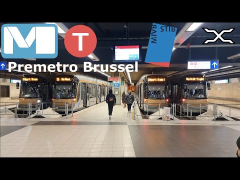 Premetro Brussel | Bruxelles | Brussels | Tram | Stadtbahn | Sneltram | Light rail | MIVB - STIB