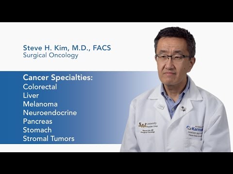 Meet Dr. Steve H. Kim - Surgical Oncology video thumbnail