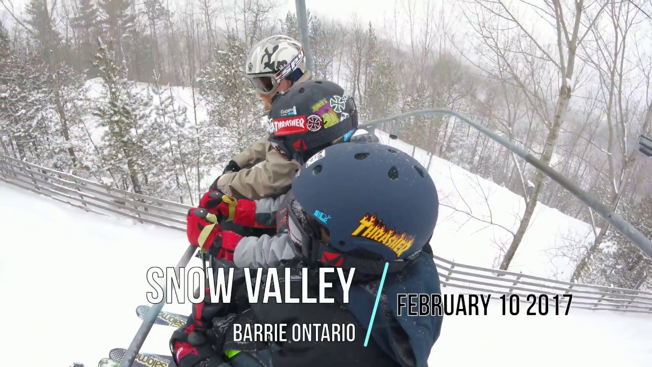 Snow Valley Skiing Feb 10 2017 Youtube regarding Ski And Snowboard Show Barrie