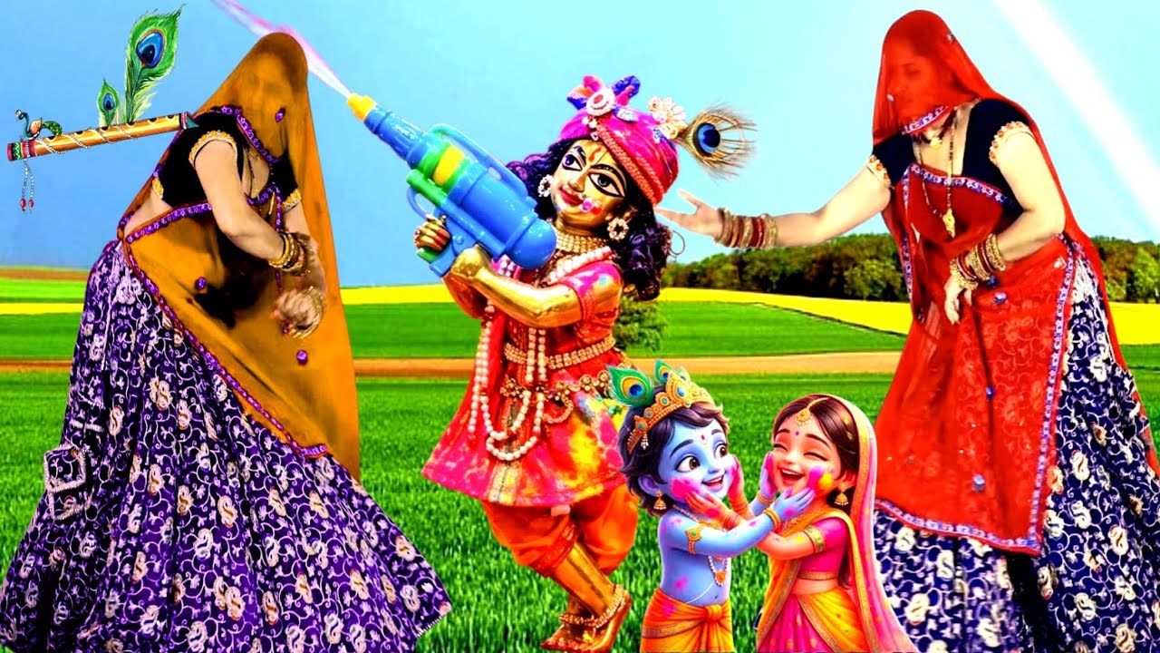 Holi special~राजस्थानी कृष्ण भक्ति सॉन्ग~ होली खेळ रहे नन्दलाल.❤️राधेकृष्णा लवस्टोरी bhajan/kgmeena