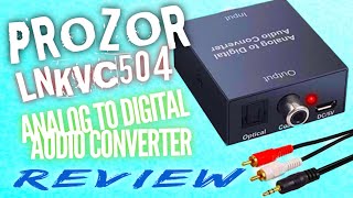 The PROZOR LNKVC504 Analog To Digital Audio Converter!! 😉